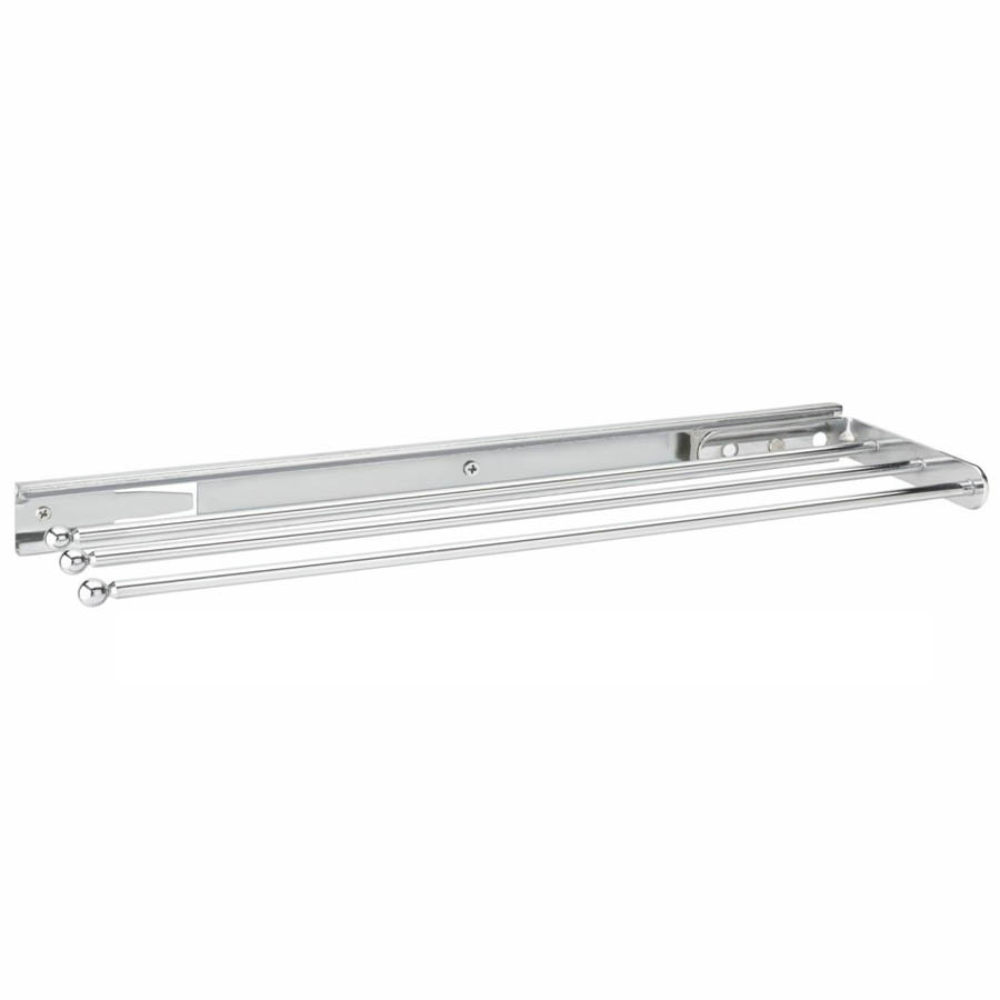 REVASHELF 3Prong Towel Bar PullOut 5" W Chrome RevAShelf 56347 C